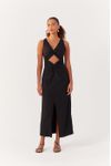 Vestido Cropped Linho Nó