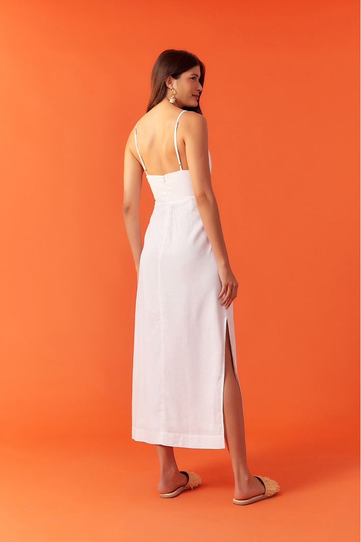 Vestido Cropped Busto Torcido