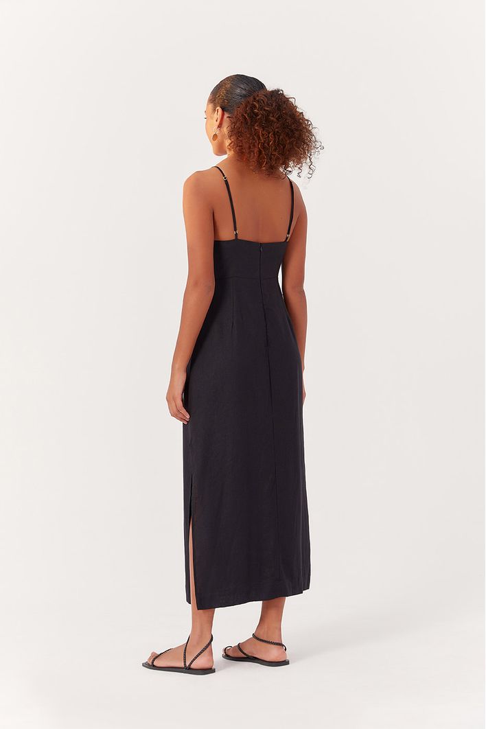 Vestido Cropped Busto Torcido