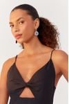 Vestido Cropped Busto Torcido