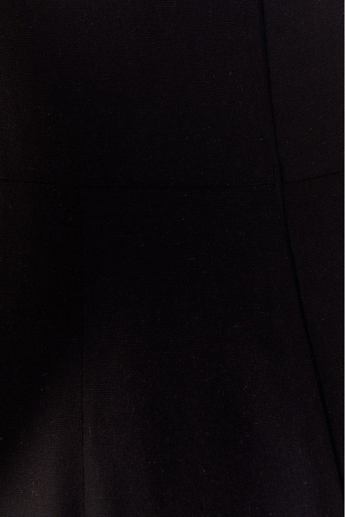 Vestido Cropped Linho Nó