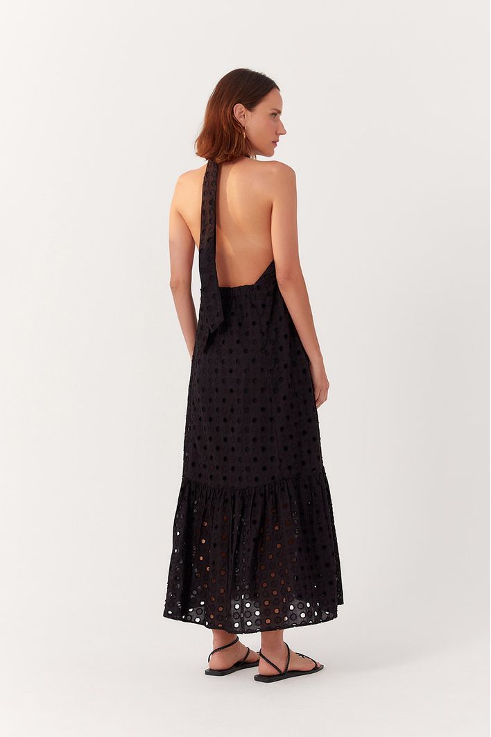 Vestido Laise Cropped Gola Alta