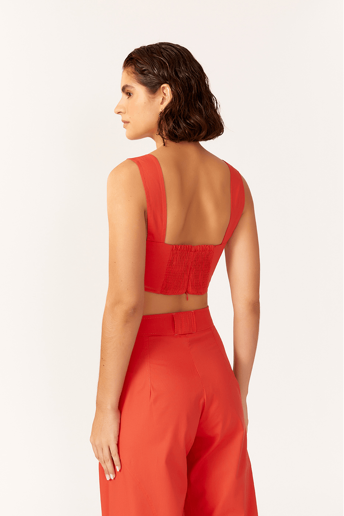 Top Corselet Lastex Costas