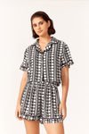 Pijama Camisa Estampa Oceanos