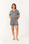 Pijama Camisa Estampa Oceanos