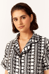 Pijama Camisa Estampa Oceanos
