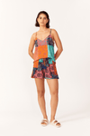 Pijama Regata Estampa Blend Rosa