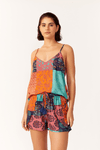 Pijama Regata Estampa Blend Rosa