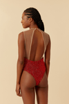 Body Coração Lurex Carnaval