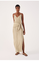 Vestido Longo Lurex Pala Amarração