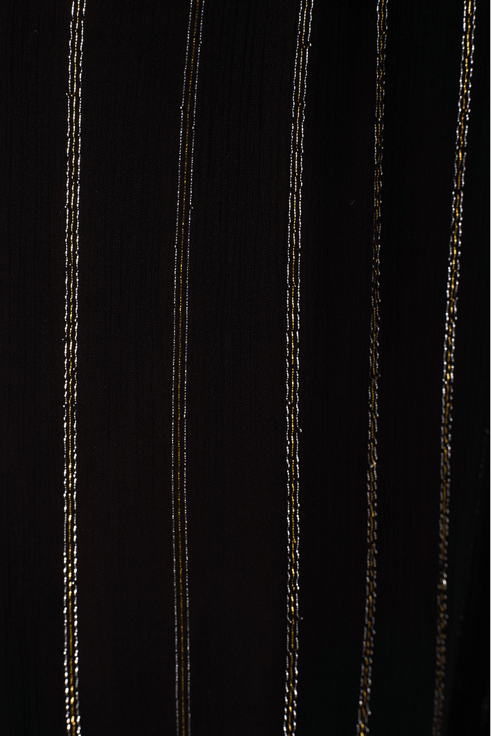 Vestido Longo Lurex Pala Amarração