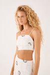 Vestido Midi Linho Bordado Sol