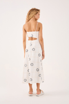 Vestido Midi Linho Bordado Sol