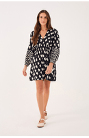Vestido Crepe Estampa Litorânea