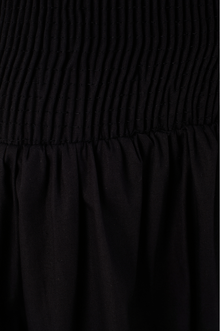 Vestido Algodão Cropped Lastex