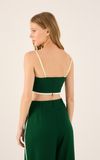 Blusa Linho Recortes Vivos