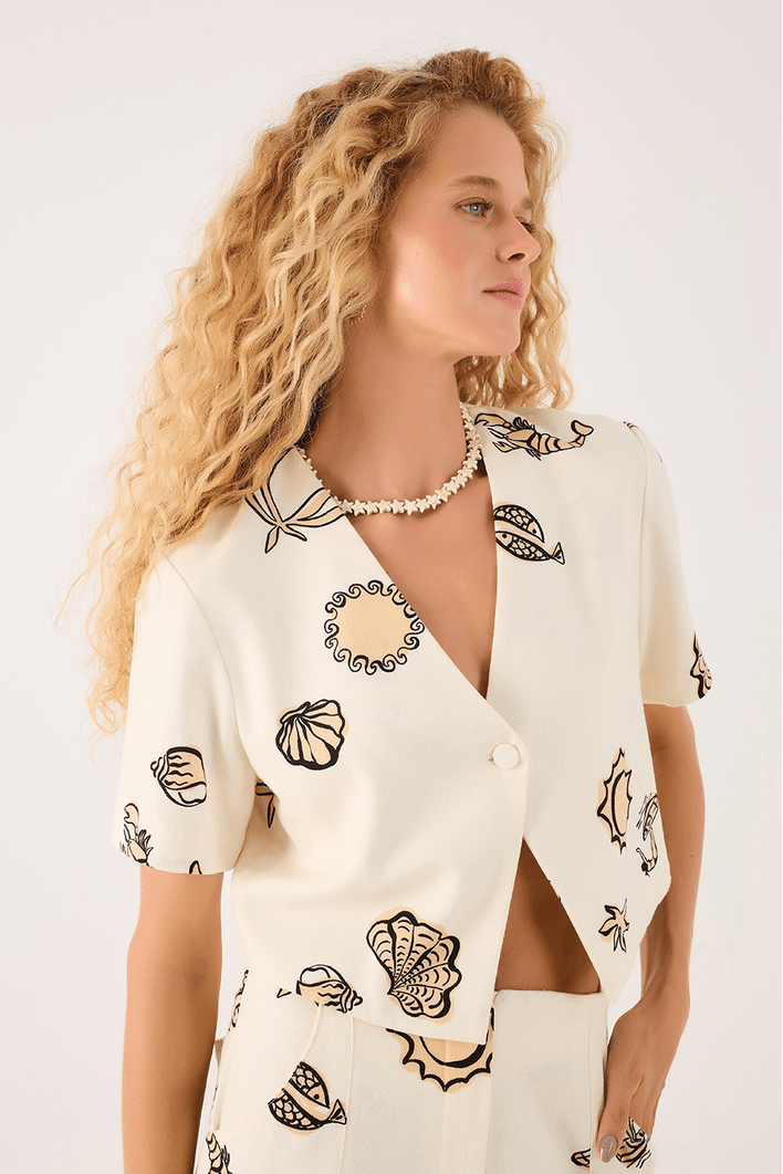 Camisa Estampa Maré Mansa
