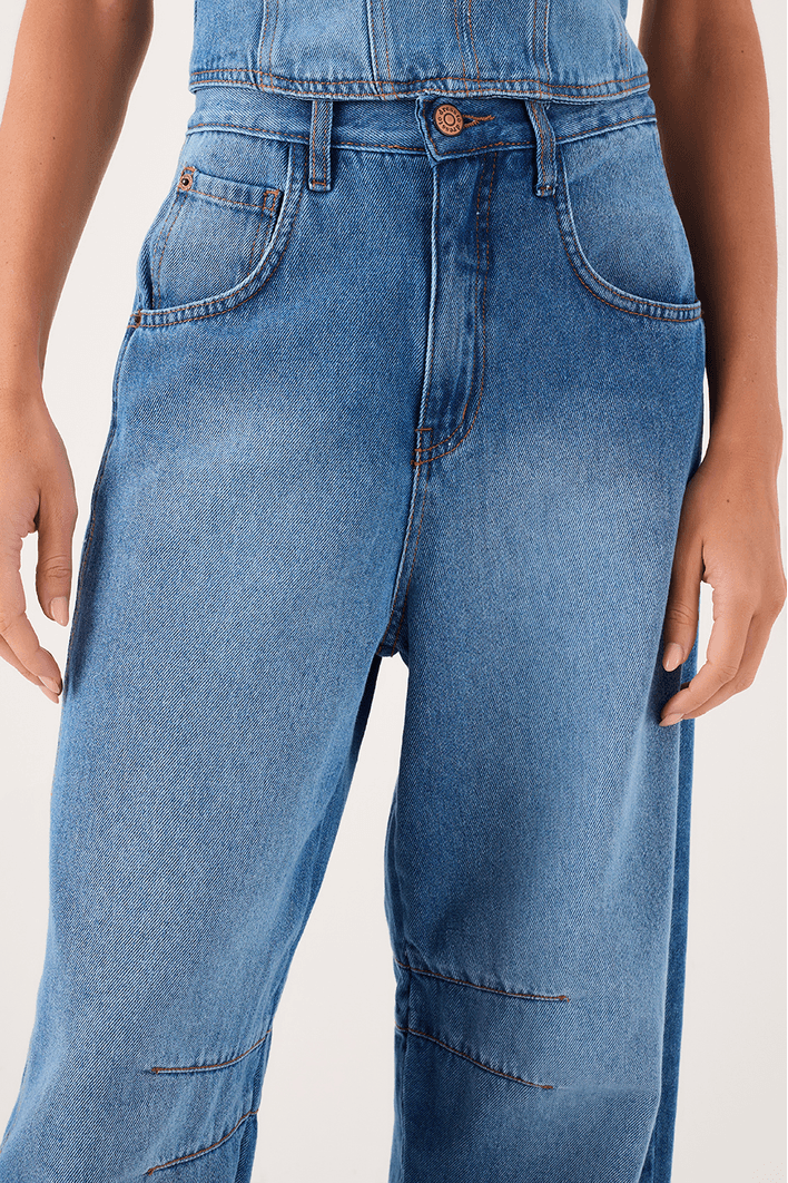 Calça Jeans Balloon Confort