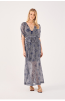 Vestido Bata Estampa Soleil