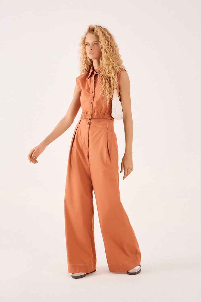 Calça Alfaiataria Cós Duplo