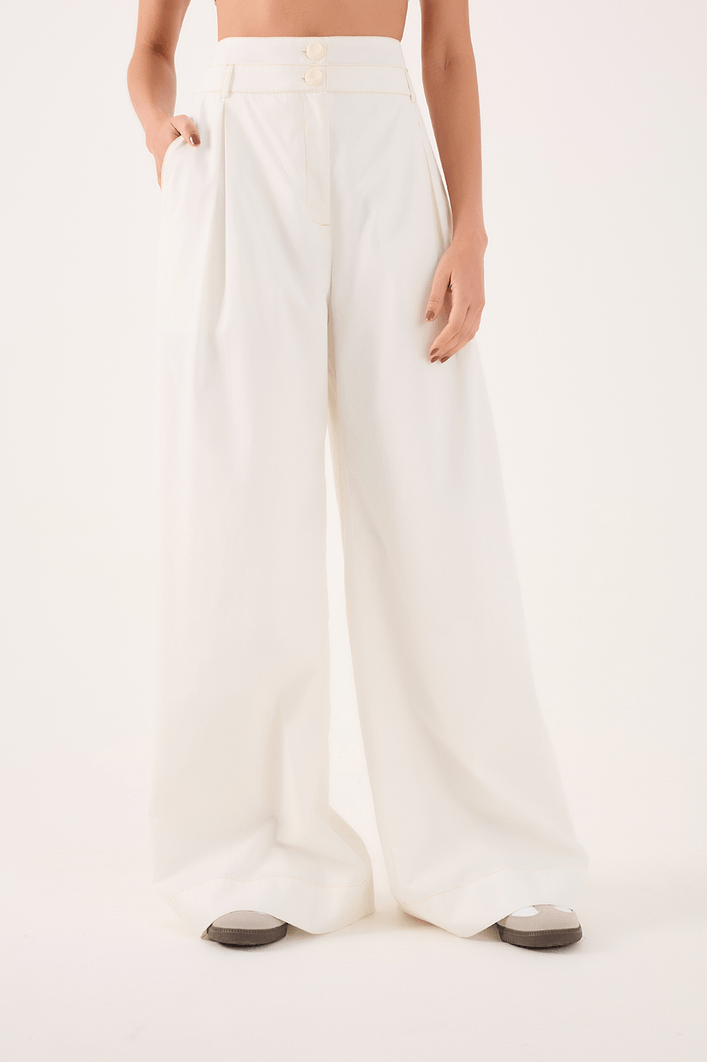 Calça Alfaiataria Cós Duplo