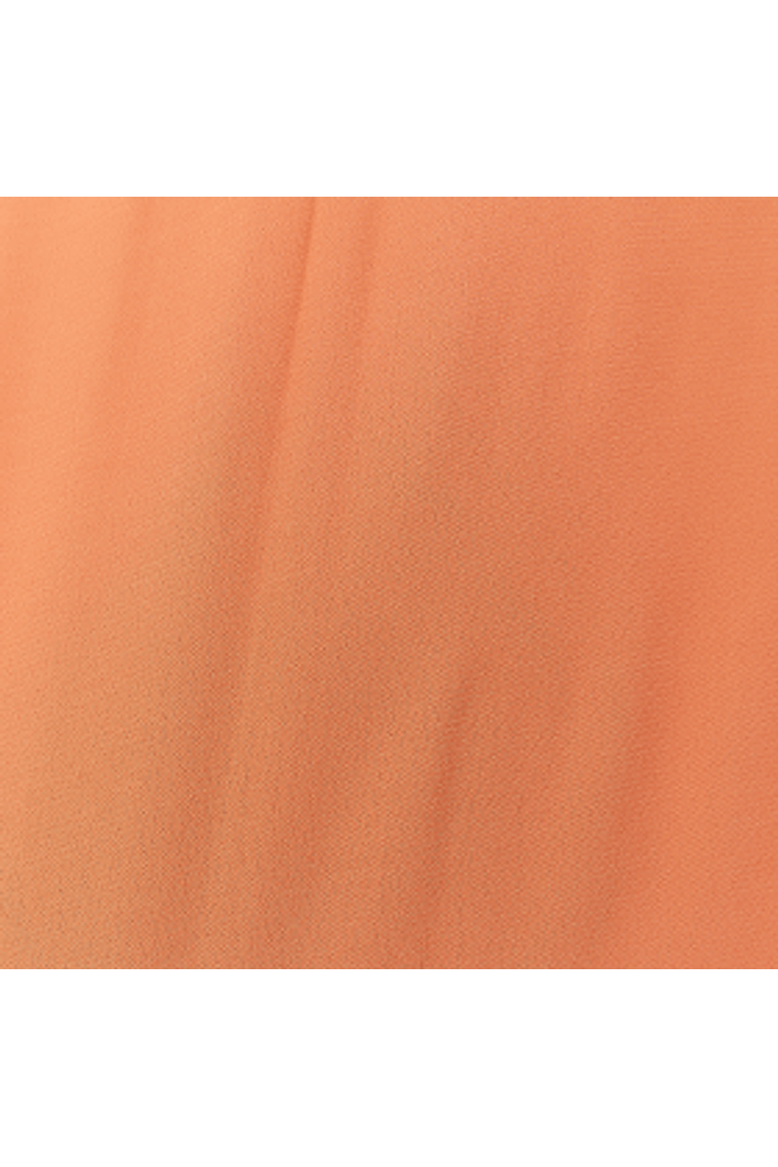 Vestido Longo Crepe Det. Metal Decote