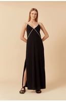 Vestido Recortes Com Bordado