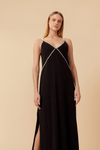 Vestido Recortes Com Bordado