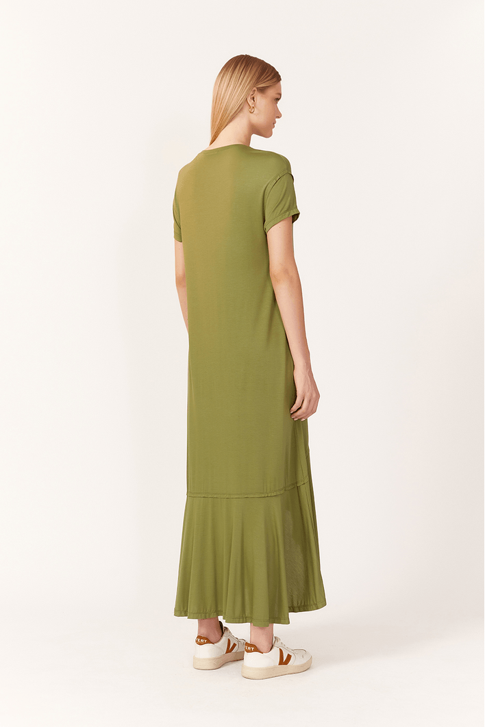 Vestido Fenda Modal