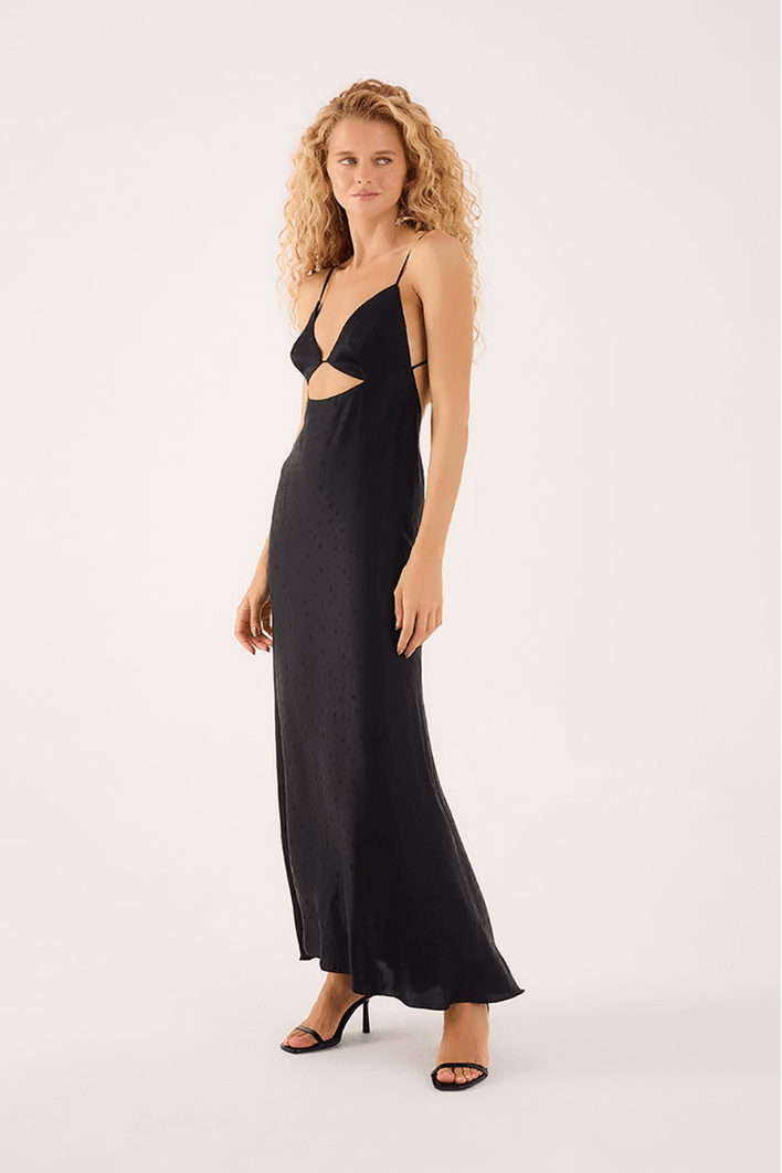 Vestido Cropped Jacquard Astro