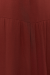 Vestido Cropped Crepe Frente Vazada