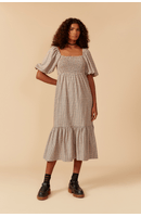 Vestido Midi Xadrez