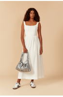 Vestido Cropped Alfaiataria Pesponto