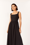 Vestido Cropped Alfaiataria Pesponto