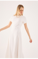 Vestido Costas Franzido