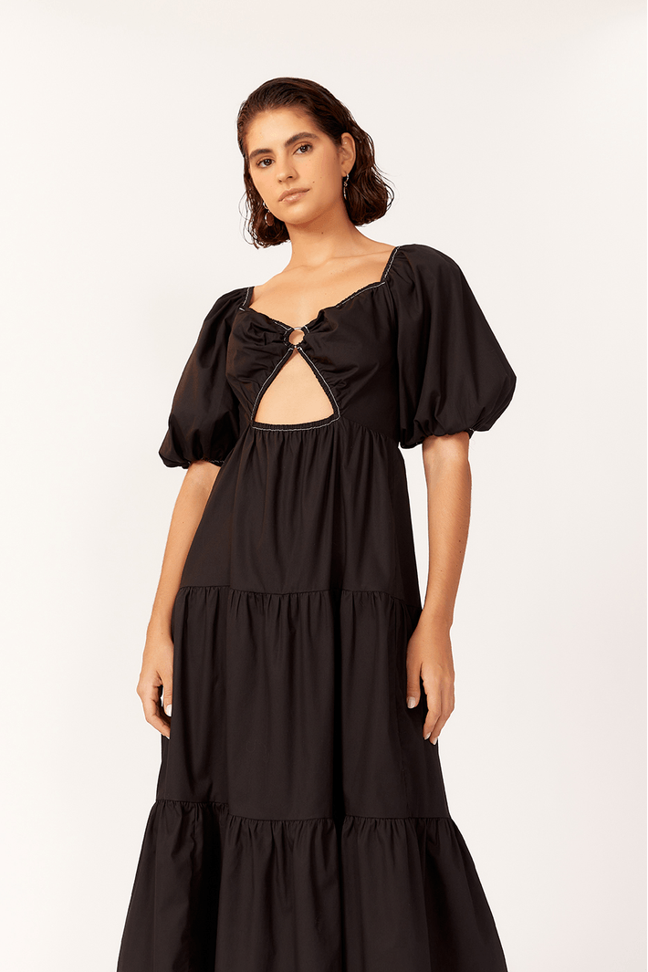 Vestido Midi Franzido Cintura - 01.33.1961|468
