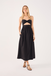 Vestido Algodão Cropped Busto Franzido
