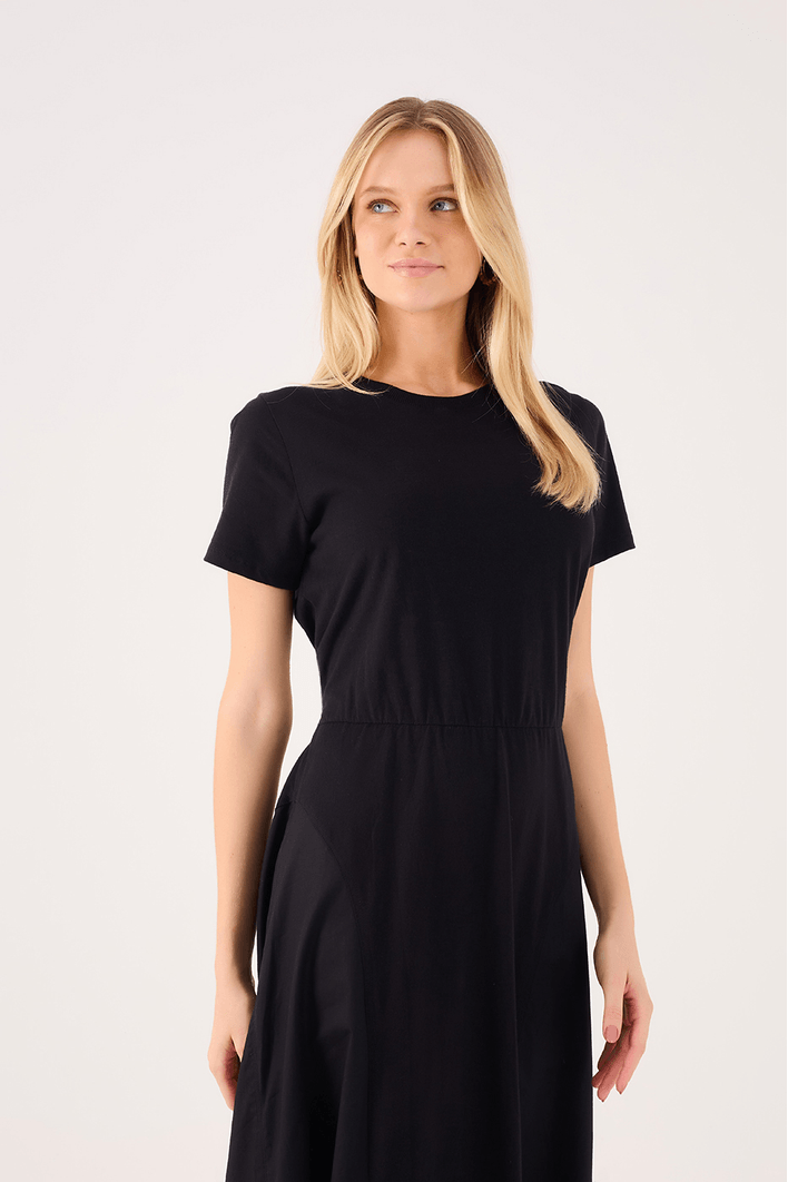 Vestido Costas Franzido