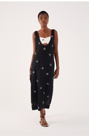 Vestido Cropped Linho Bordado Coqueiro