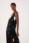 Vestido Cropped Linho Bordado Coqueiro