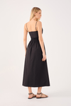 Vestido Algodão Cropped Busto Franzido