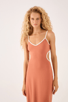 Vestido Cropped Recortes Cintura