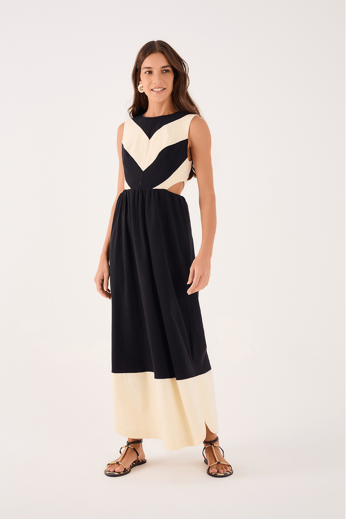 Vestido Bicolor
