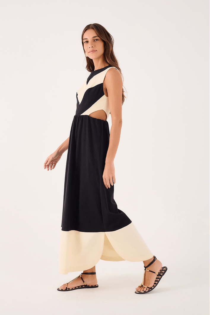 Vestido Bicolor