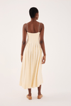 Vestido Nervuras Com Pregas