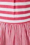 Vestido Cropped Listrado