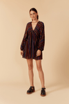 Vestido Lurex Estampa Universo