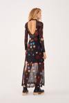 Vestido Cropped Tule Estampa Orion