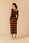 Vestido Estampa Listra Tempo