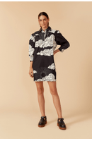 Vestido Tricoline Estampa Céu